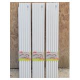 (3) Rubbermaid Fasttrack Wall Panels NEW