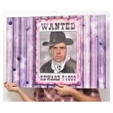 Wanted Poster Fun Board 25" X 37"