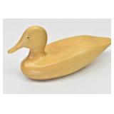 Bass Wood Duck 1991 Signed By George Jones