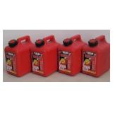 (4) Midwest 1-Gallon Gas Cans