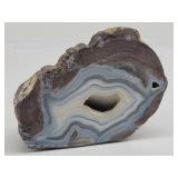 Cut & Polished Agate Geode