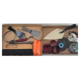 Tools: Hole Saws, Grind Wheels, Putty Knives, ...