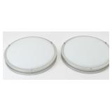 LED Ceiling Moon Lights- 17" Brushed Nickel