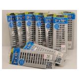 (10) Floor Registers 3" x 10" White Decor Grates