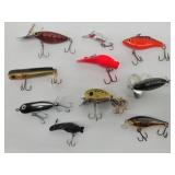 (10) Fishing Lures: Hot N Tot, Chug Bug,