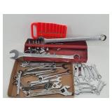 Hand Tools: Combo Wrenches, Tool Tray, Adj,