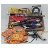 Hand Warmers, Glue Gun, Clamps, Spiral Ratchet ...