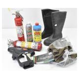 (2) Fire Extinguishers, 2 Head Gasket Sealers,...