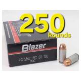 (250rd) 40 S&W TMJ BLAZER Ammo