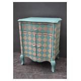 Diamond Painted Shabby Chic Madeover Nightstand