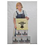 Vtg. Standing DUTCH BOY PAINT Cardboard Store Sign