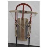 Vtg. "Champion Fastback" Wood Sled by Gladding