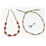 A+ Jasper Slab Agate Afraica Beads Pyrite Stone