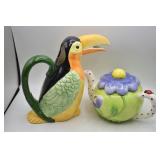 Burton & Burton Spring/Iris Teapot Plus