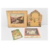 (1923,1944 &1953) Paper Calendars