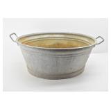 Vintage Galvanize Wash Tub