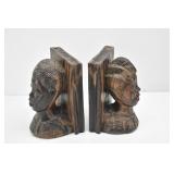 Vintage African Nigerian Hardwood Tribal Bust