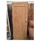 Bare Wood Inside Door w/Hinges & Knob