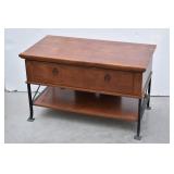 Hardwood One Drawer Dresser/Cabinet w/Shelf