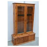 Ten Slot Gun Cabinet With Ammo Drawer Below