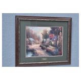 Cobblestone Lane 1 Print by Thomas Kinkade