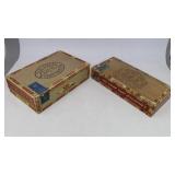 (2) Cigar Boxes "Roi-Tan & "Van Dyck"