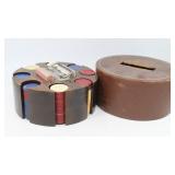 Vintage Poker Set w/Case