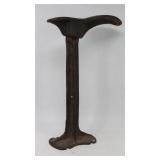 Warranted Cast Iron Cobblers Shoe Form & Stand