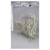 Folding Painted Metal Magazine/Book Rack