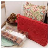 Home Decor: Moroccan Lights, Platters, Pillows,