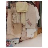 Beautiful Linens: Crocheted, Embroidered, Lace,