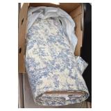 Bolt of Country Cotton Printed Fabric Blue