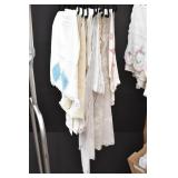 Linens: Crocheted Pillowcases, Tablecloths,