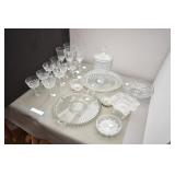 Crystal Stemware, Large Pedestal Dish w/Lid,