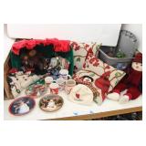 Snowman Decor, Plates, Plush, Cardinal Pillows,
