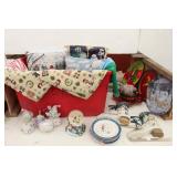 Happy Snowman Decor: Home Interiors Ceramic