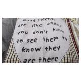 Fringed Throw Blanket-Good Friends Are Like...