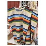 (2) Snippy Hollywood Needlecraft Ponchos/Apron