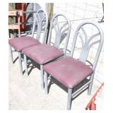3 Heavy Duty Metal Chairs