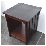 Square Wood End Table