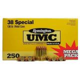 (250 rds) 38 Special Remington MEGA PACK Ammo