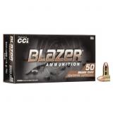 (50rds) Blazer 9mm Luger 115gn FMJ Ammo