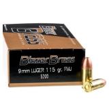 (50rds) Blazer 9mm Luger 115gn FMJ Ammo