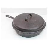 Cast Iron Skillet w/ Lid 8" Griswold 704