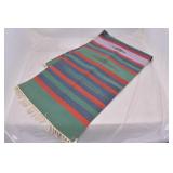 Navajo Style Weaved Rug with Fringe