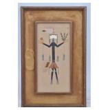 Navajo Sand Art by Artist Lenora Price-New Mexico