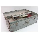Metal Tool Box w/ Misc. Tools Inside