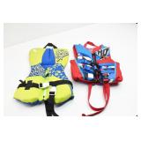 (2) Life Vest-Infant Under 30 pds, & Child 30 -