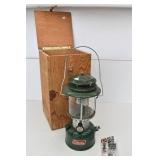 Coleman 220F Lantern 70 w/ Wood Case