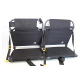 (2) Folding Stadium Seats
